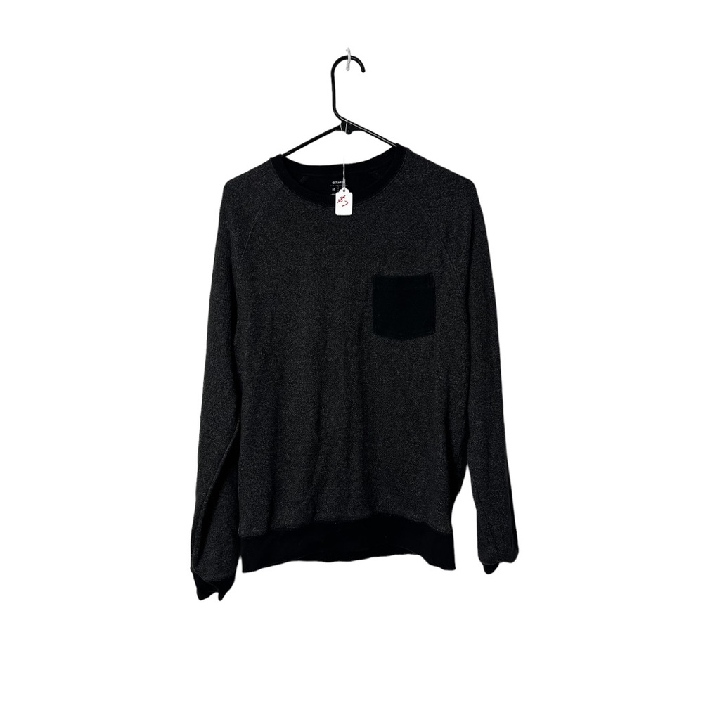 Old navy charcoal gray/black crewneck